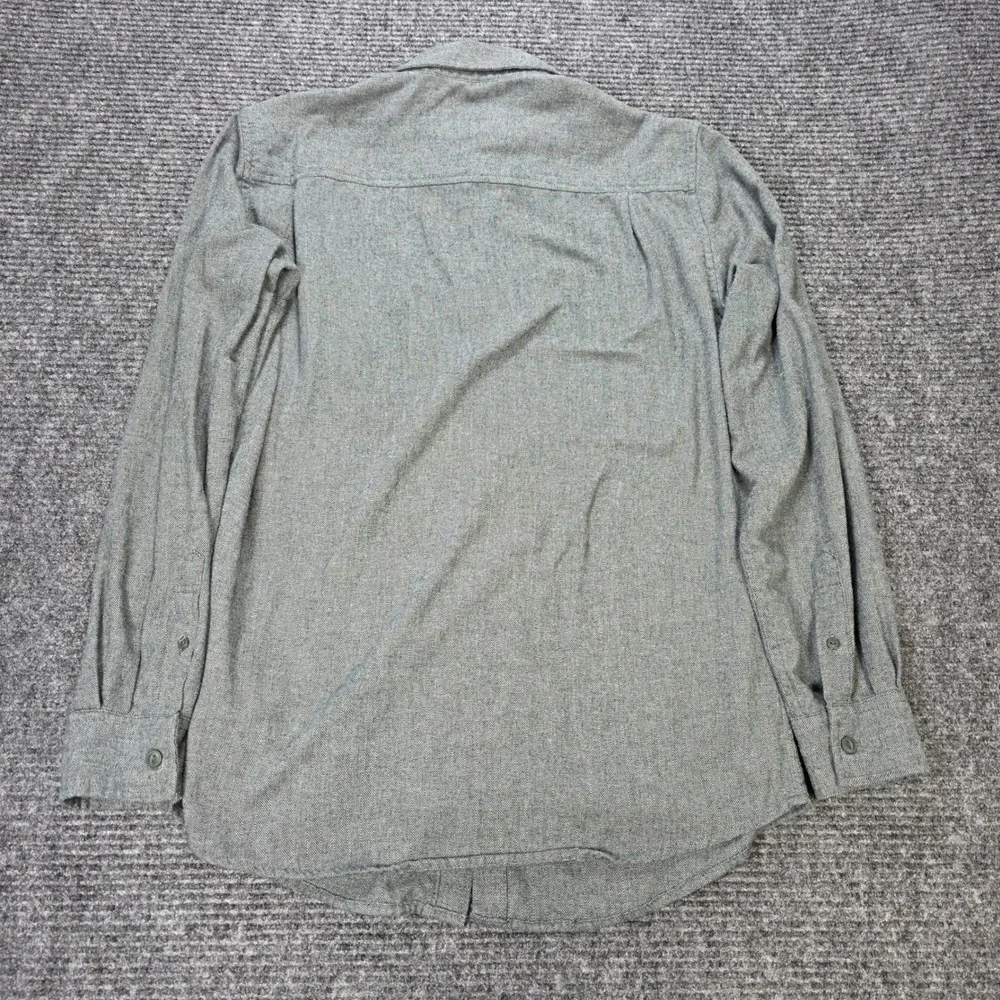 Original Weatherproof Vintage Button Down Shirt Men's Size‎ M Grey Herringbone